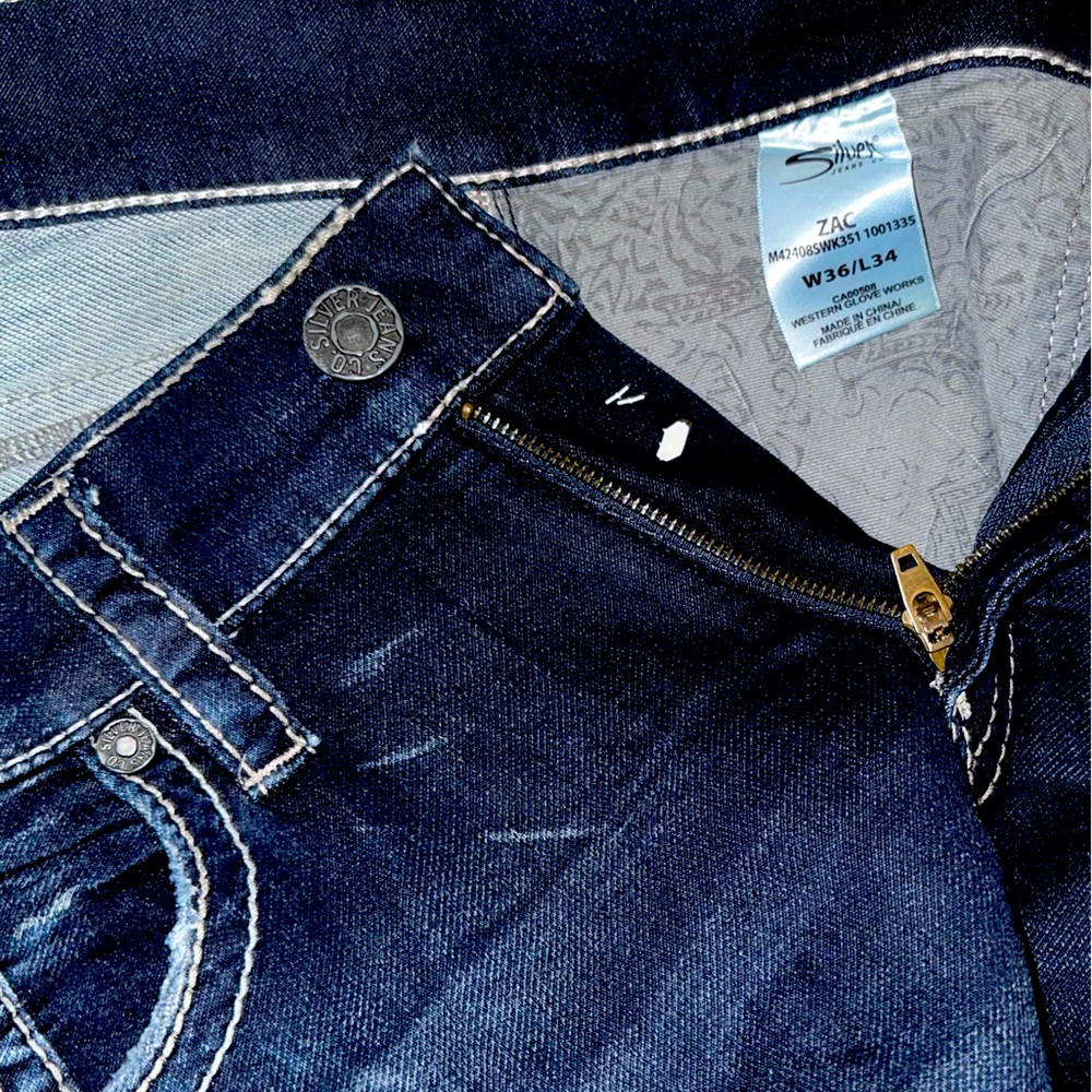 Men’s Silver Jeans